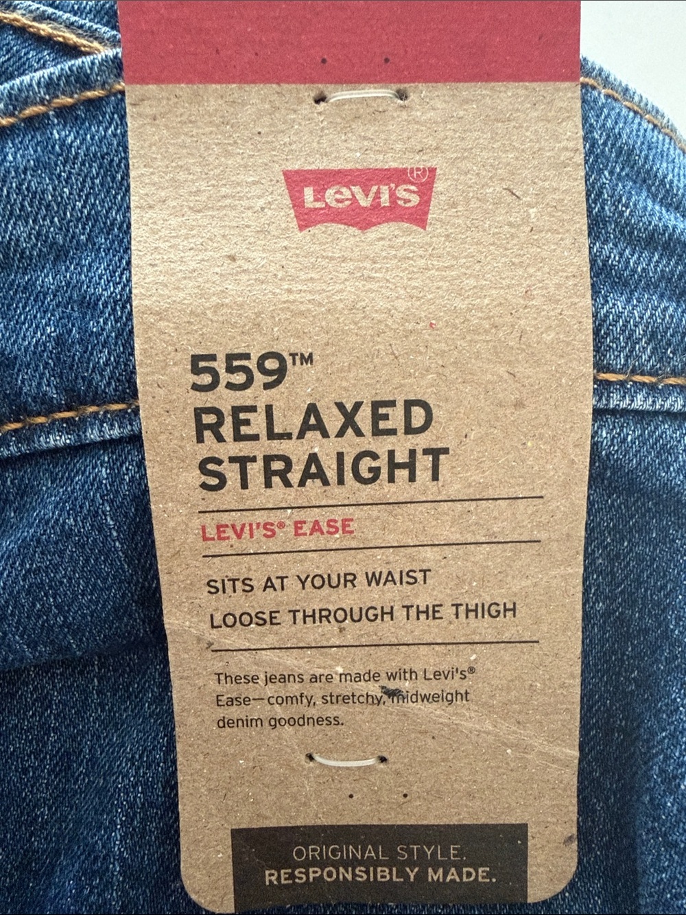 New with tags Levi's Blue Denim Jeans